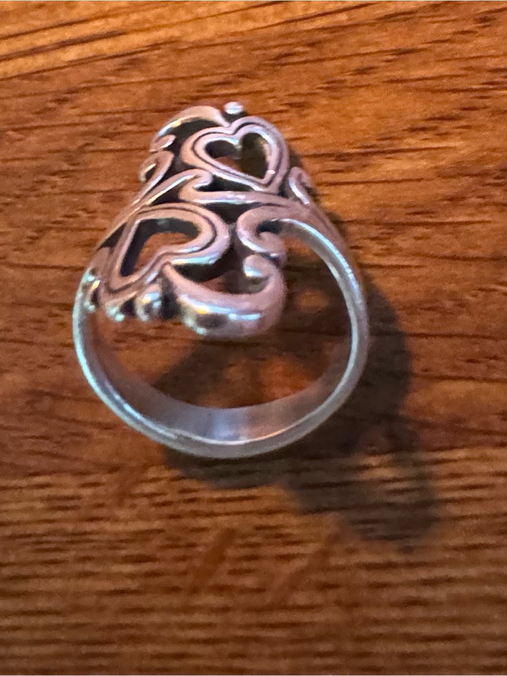 James Avery Swirls and Scrolls Hearts Ring - Picture 3 of 4